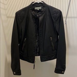 Faux Leather Jacket